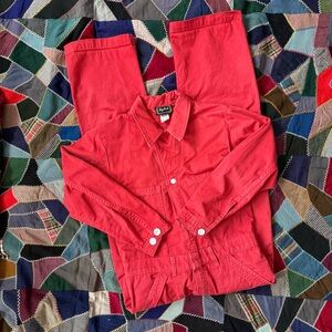 Big Bud Press Coral/Red Jumpsuit